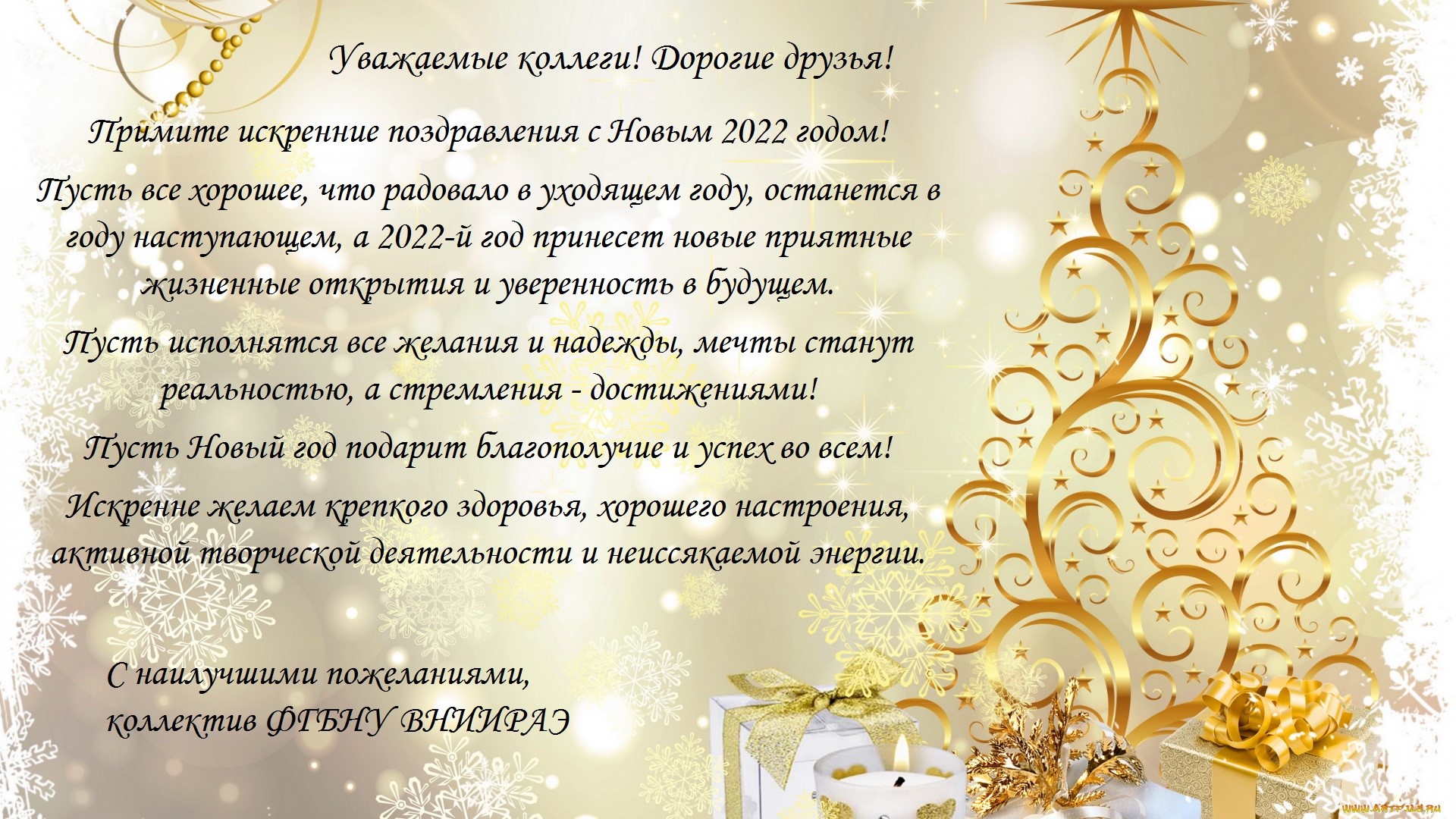 Поздравление Министра сельского хозяйства Дмитрия Патрушева с Новым годом и Рождеством!